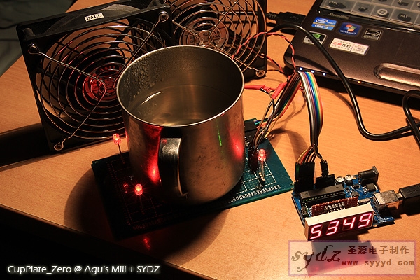DIY用 Arduino来给泡奶粉的数字杯托-可给开水 热饮降温 温控器 电子制作